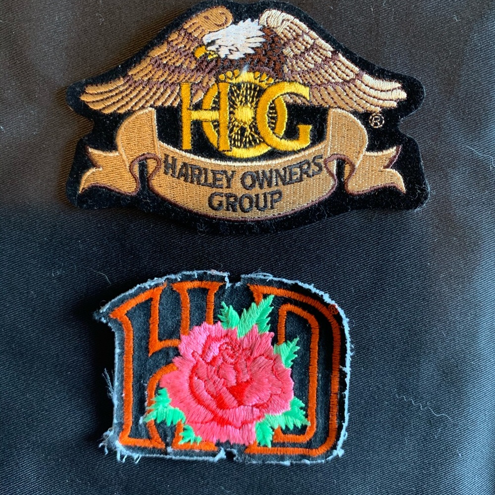 SOLD Harley Davidson embroidered patchesSOLD